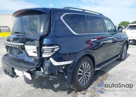 2022 Nissan Armada Sl 2Wd z USA, uszkodzony, nr VIN JN8AY2BAXN9393558